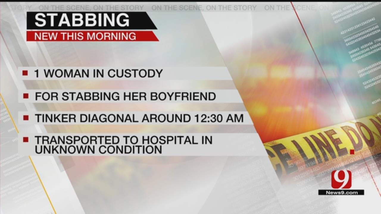 OKC Woman In Custody, Accused Of Stabbing Her Boyfriend