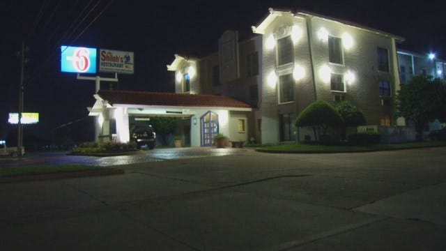 WEB EXTRA: Video From Scene Of Tulsa Motel Robbery