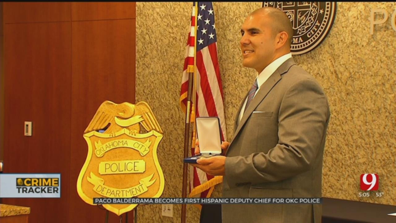 OCPD Holds Promotion Ceremony For Department's First Hispanic Deputy Chief