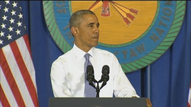 WEB EXTRA: President Obama Speaks In Durant Part 2