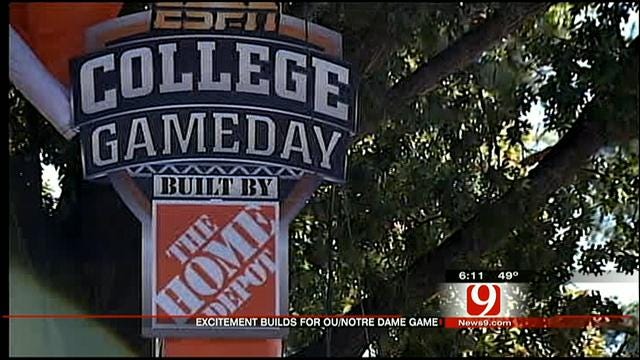 Oklahoma Fans Gearing Up For OU, Notre Dame Game Saturday Pt. 3