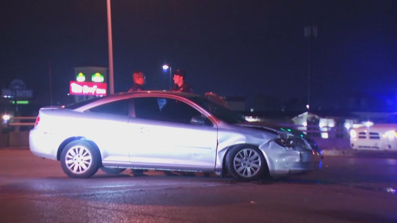WEB EXTRA: Video From Scene Of Tulsa Hit And Run Crash