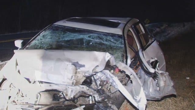 Head-On Crash Injuries Three In Rogers County