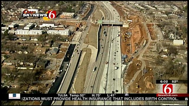 Traffic Switch In Store For Widened I-44 In Tulsa