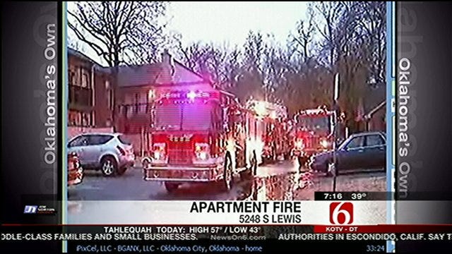 WEB EXTRA: Tulsa Fire Talks About Fire At Apartment Complex
