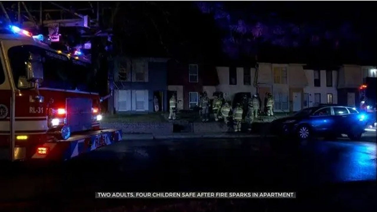 2 Adults, 4 Children Safe After Fire Breaks Out At NW OKC Apartment