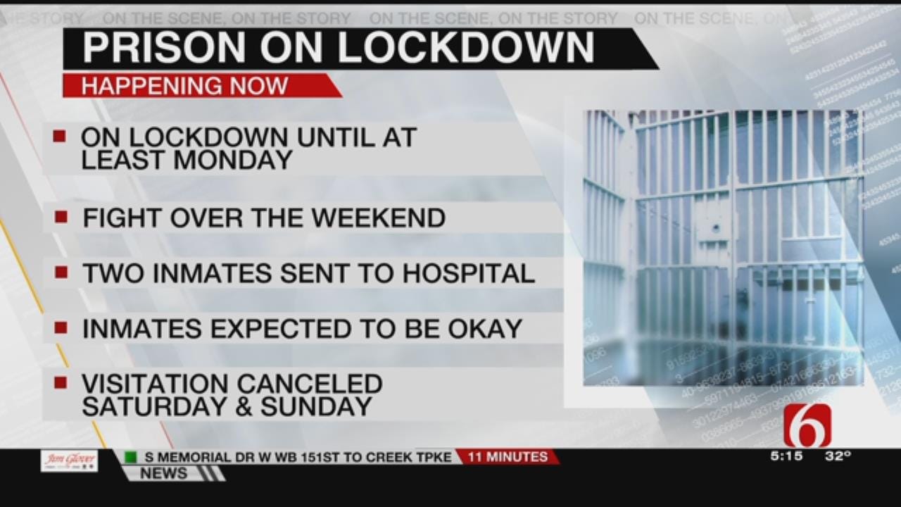 Prison In Osage County Placed On Lockdown After Fight