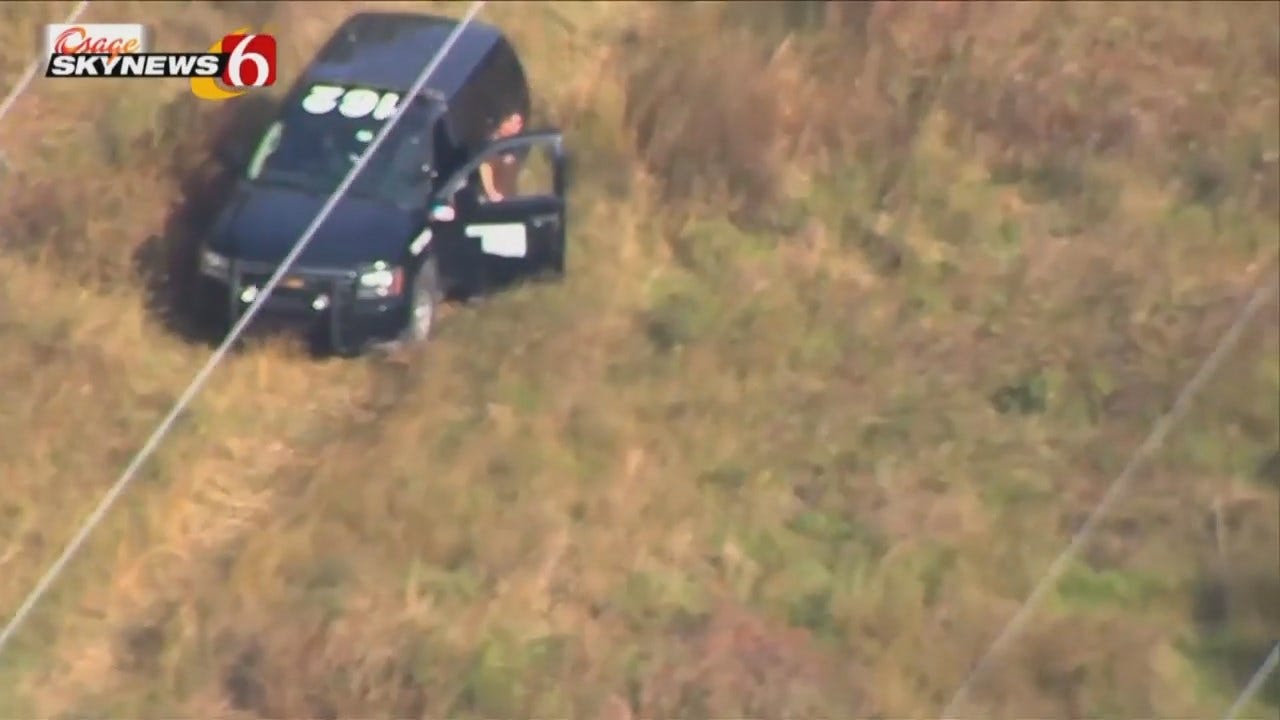 Osage SkyNews 6 HD Video Of Mayes County Manhunt
