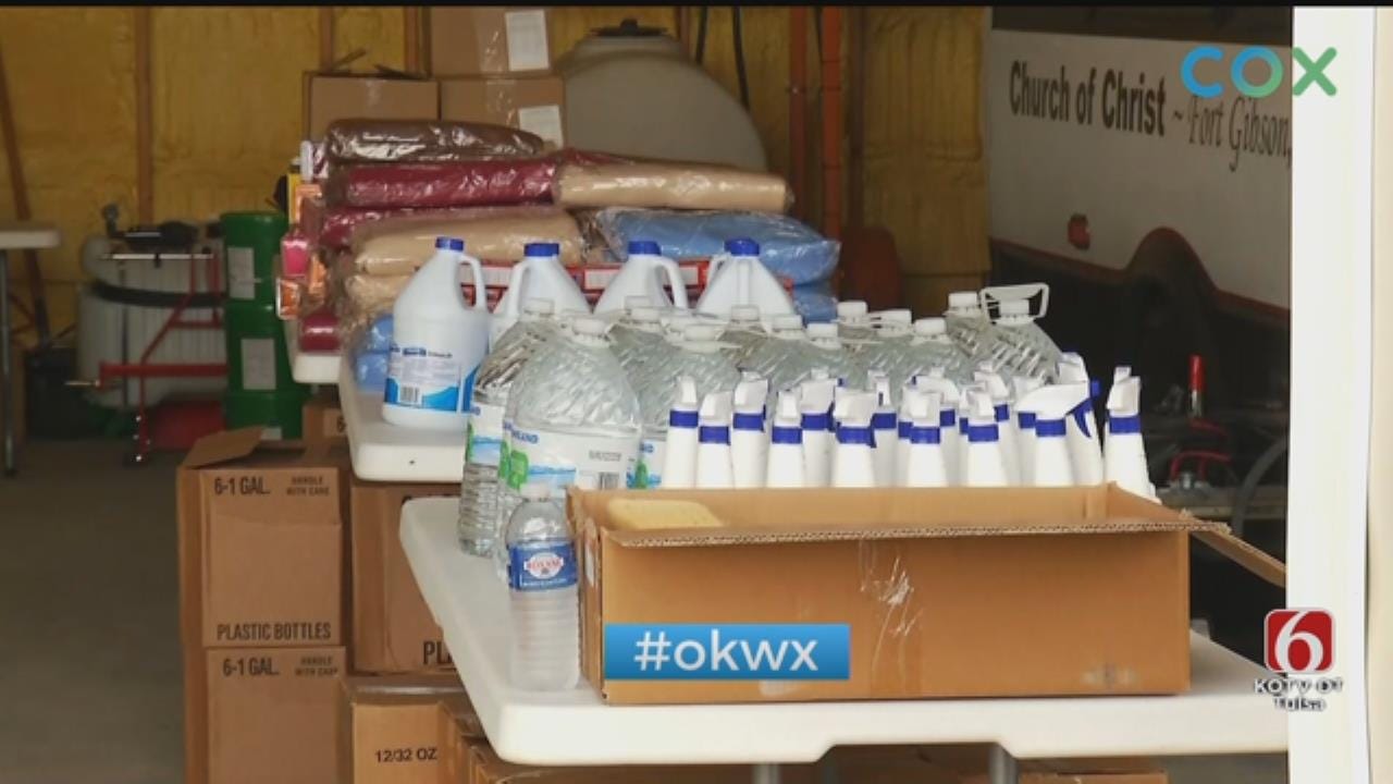 Fort Gibson Church Of Christ Donating To Flood Victims