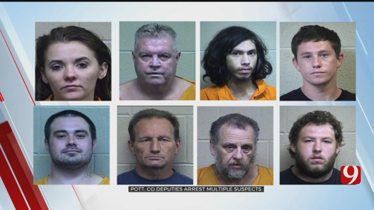 8 Suspects Captured In Pottawatomie County Warrant Sweep