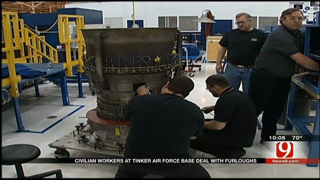 Tinker AFB Civilian Workers Struggle With Furloughs