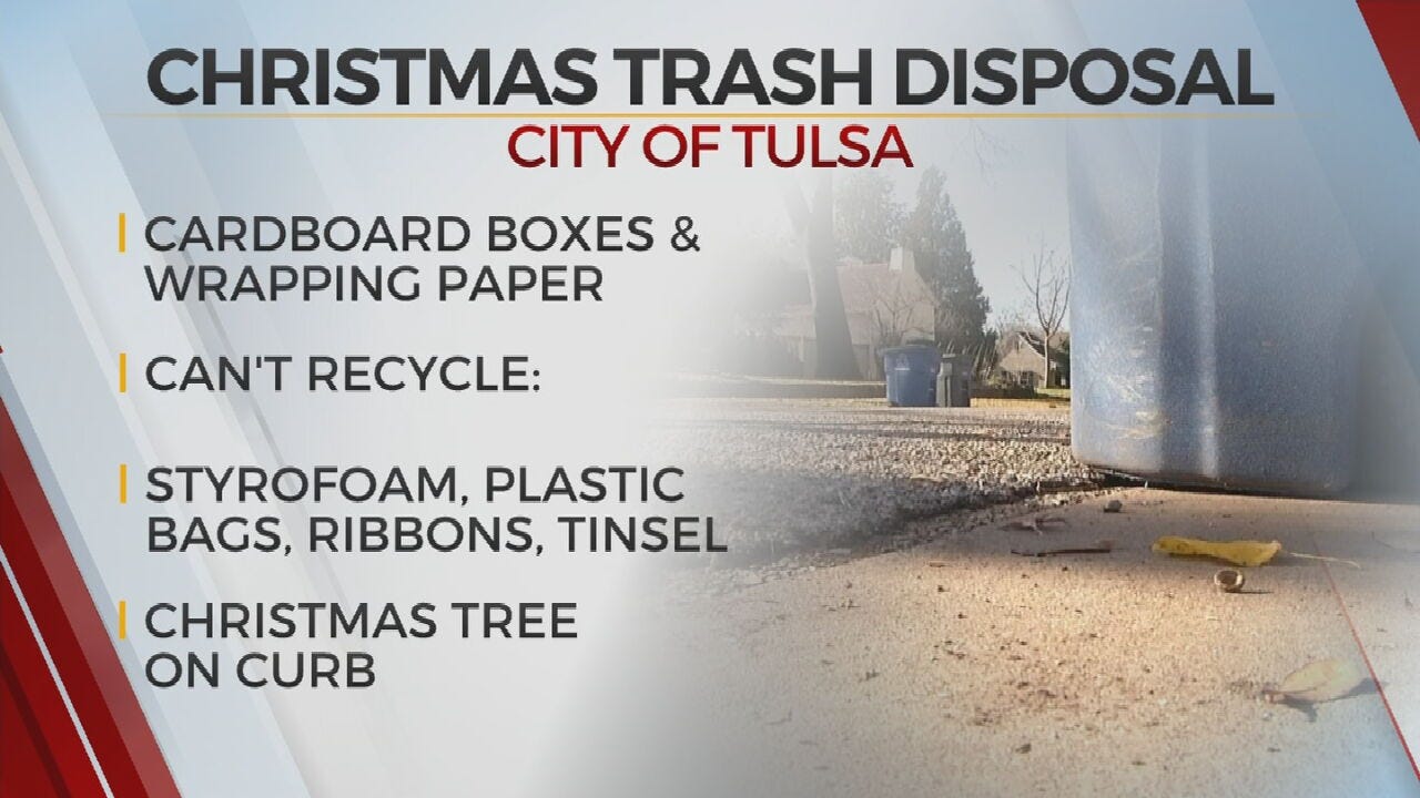 City Reminds Tulsans Of Holiday Recycling, Tree Disposal