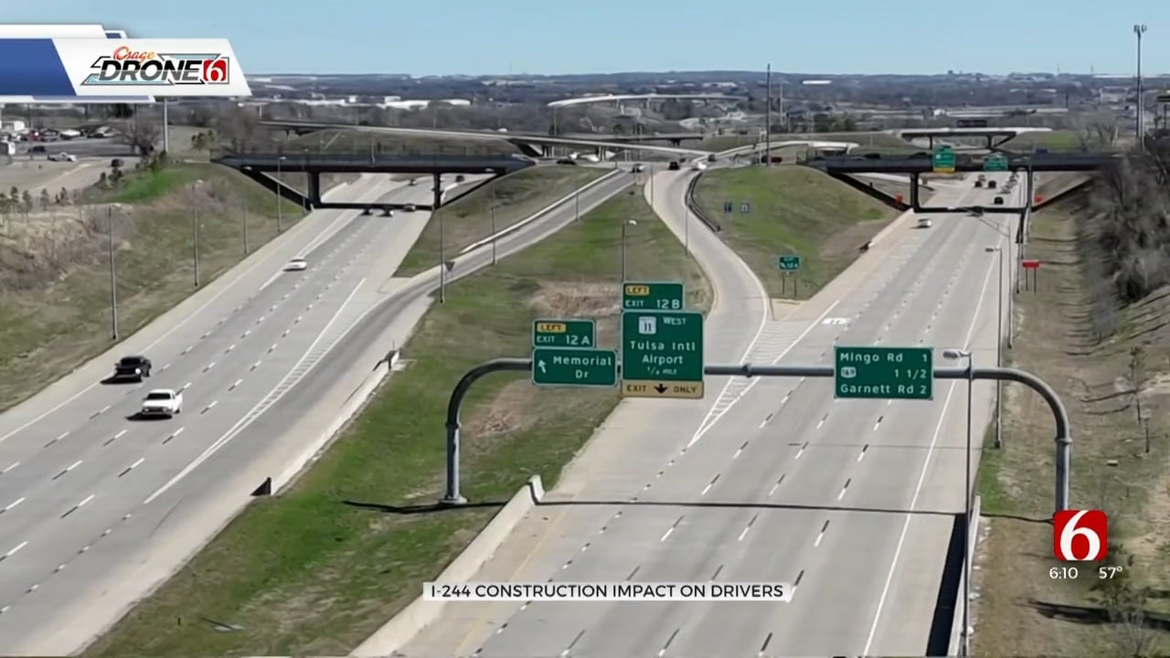 Construction Project On I-244 To Impact Commuters To Tulsa International Airport
