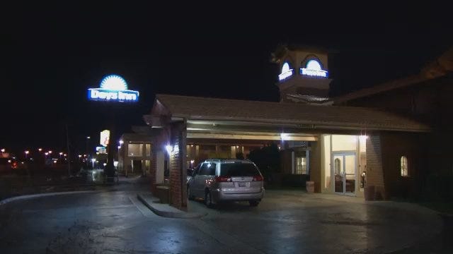 WEB EXTRA: Video From Scene Of Tulsa Days Inn Motel Robbery