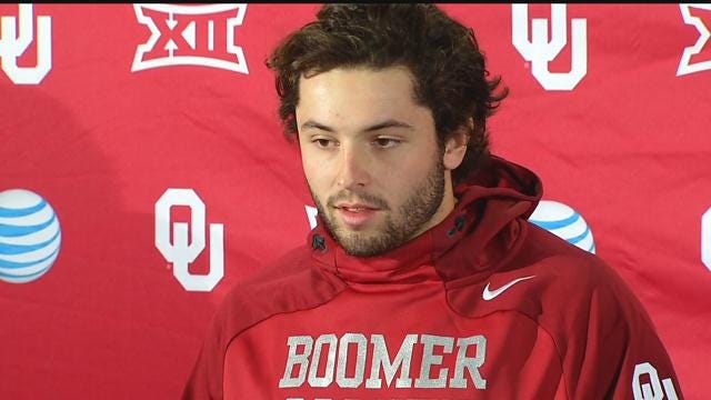 Baker Mayfield At OU Press Conference