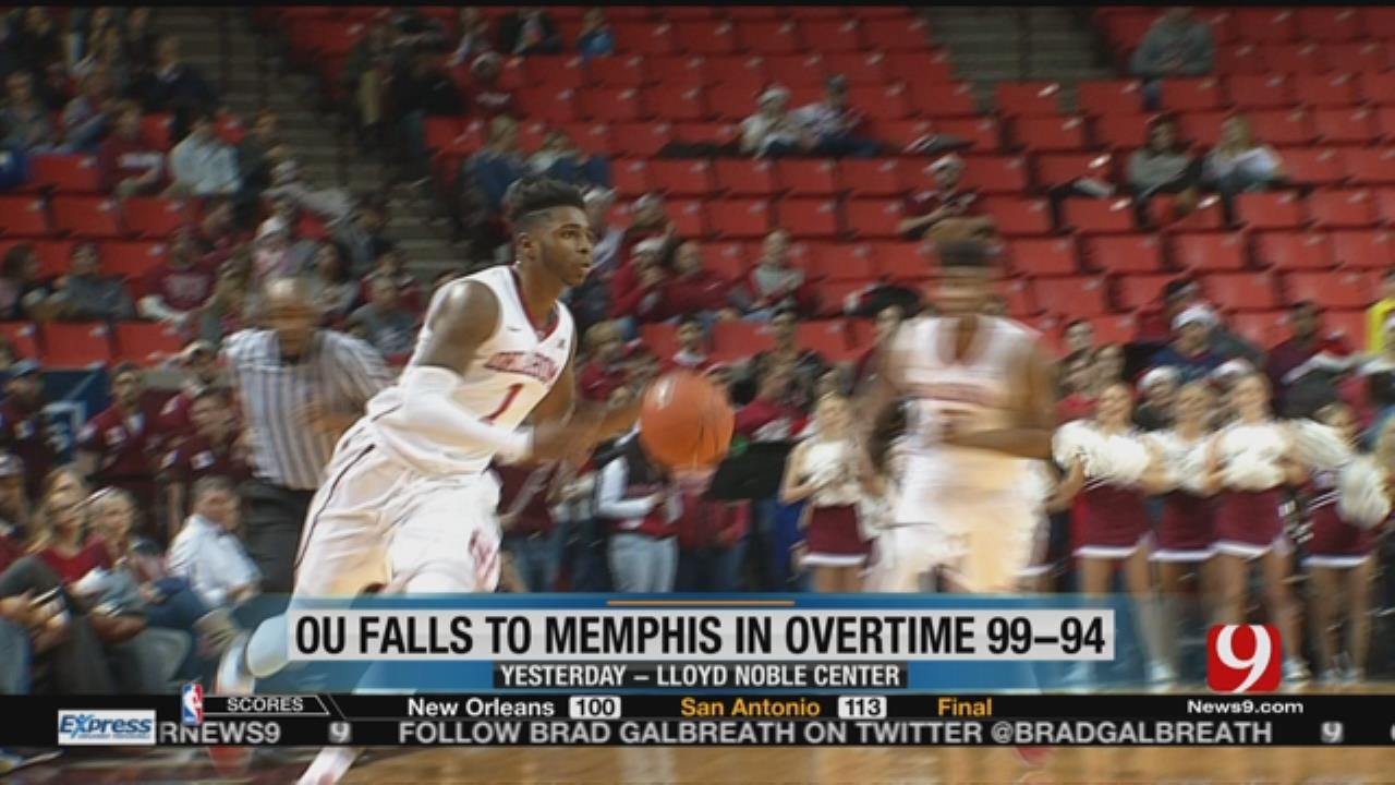 Sooners Lose To Memphis in OT