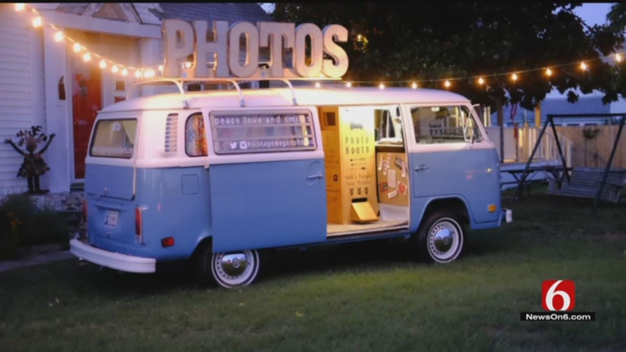 Tulsa Couple Converts VW Bus Into Mobile Photo Booth