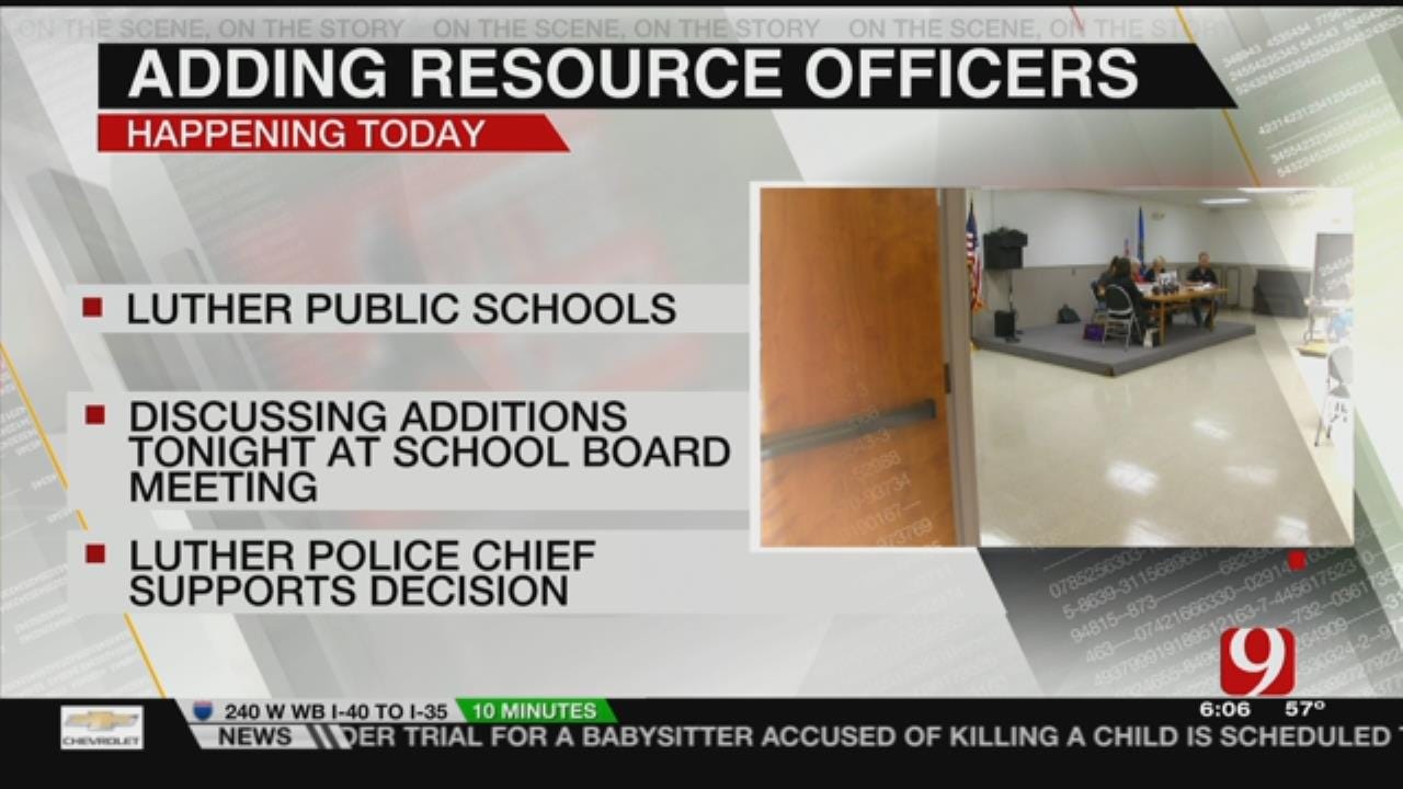Luther School Board Considers Adding School Resource Officer