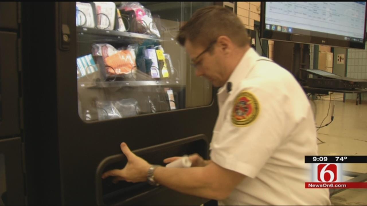 Vending Machines To Help Tulsa Fire Save Money On Medical Supplies