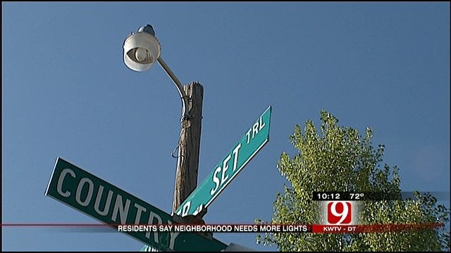 Residents Upset Over Street Light Safety Issues In Edmond