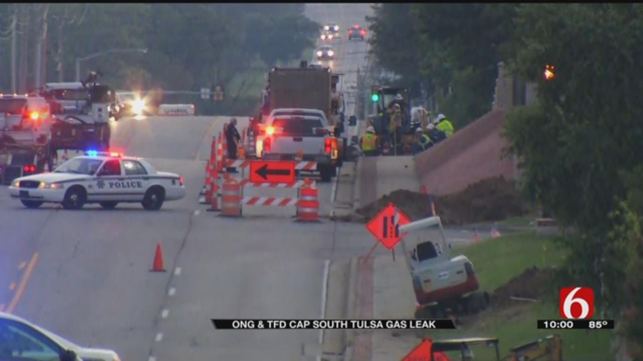 Road Opened Again After Gas Leak Contained, Repairs To Continue Overnight