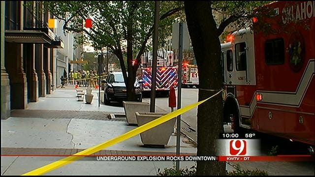 Witnesses React To Downtown OKC Transformer Explosion