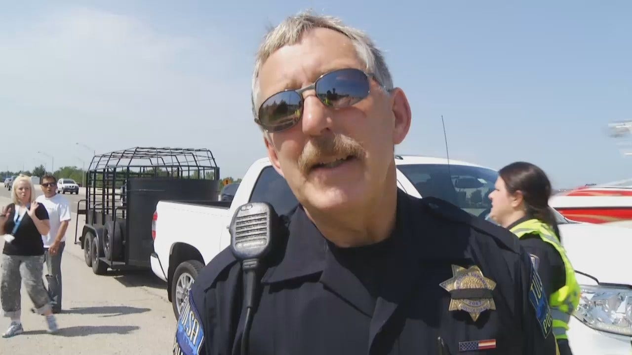 WEB EXTRA: Tulsa Police Cpl. Scott Anderson Talks About The Accident