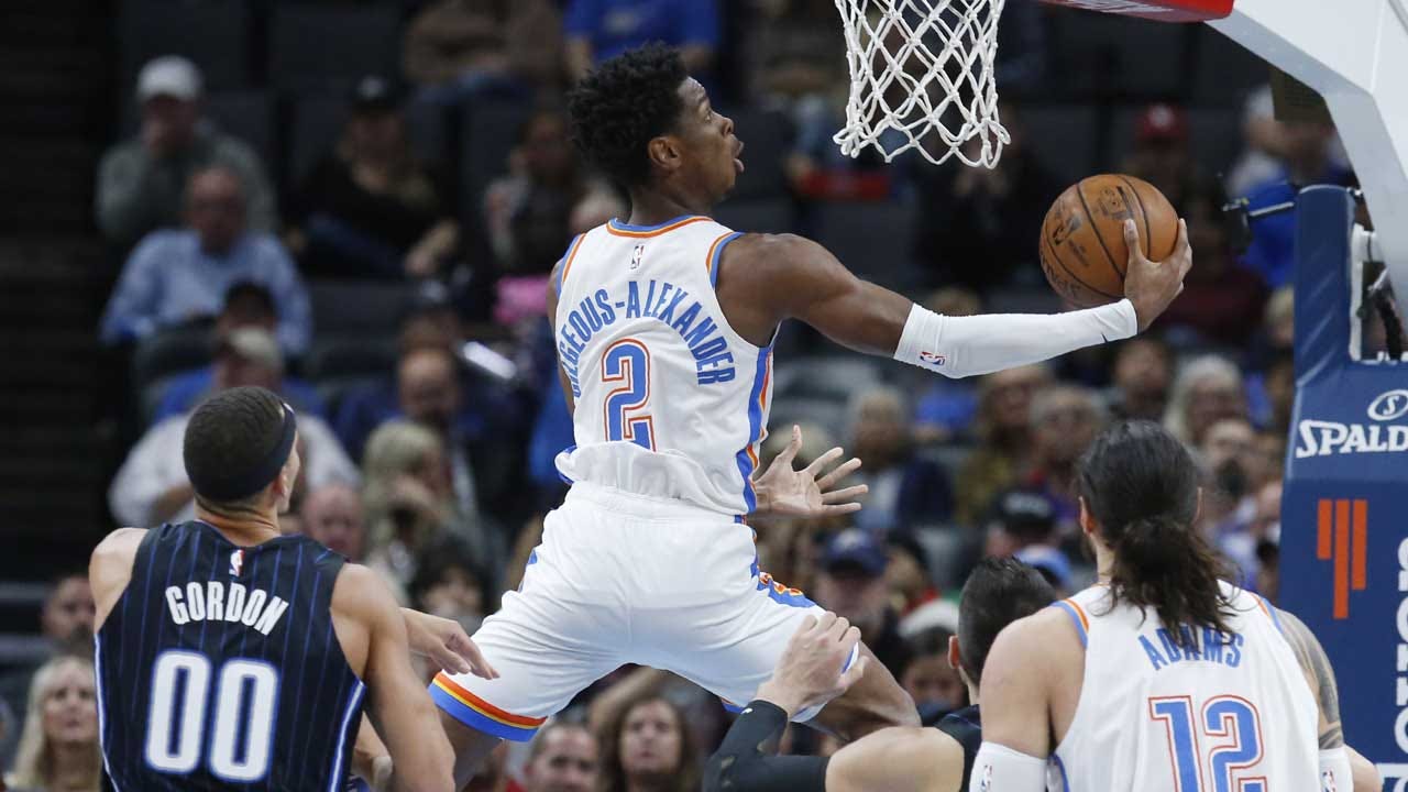 Gilgeous-Alexander Leads Thunder Past Magic 102-94