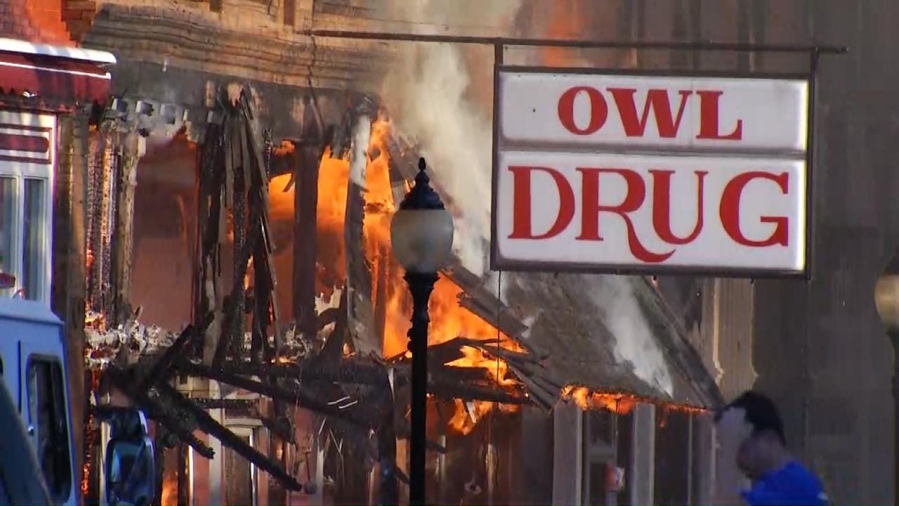 Downtown Wagoner Businesses Struggle After Fire