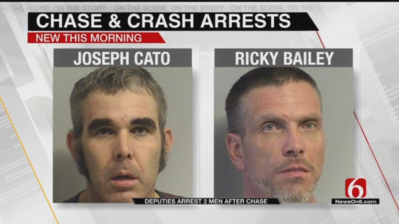 Two Men Jailed After Tulsa High Speed Chase, Crash