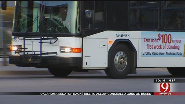State Senator Backs Bill To Allow Concealed Guns On Buses