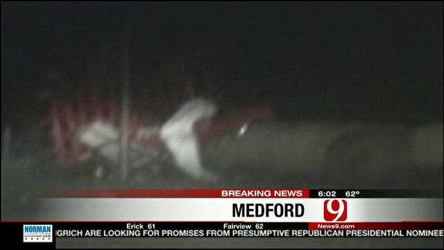 Tornado Leaves Damage Near Medford