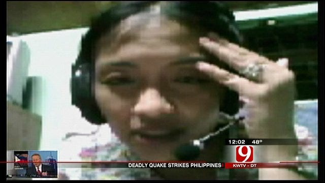Moore Man's Fiancée In Philippines Talks About Deadly Earthquake