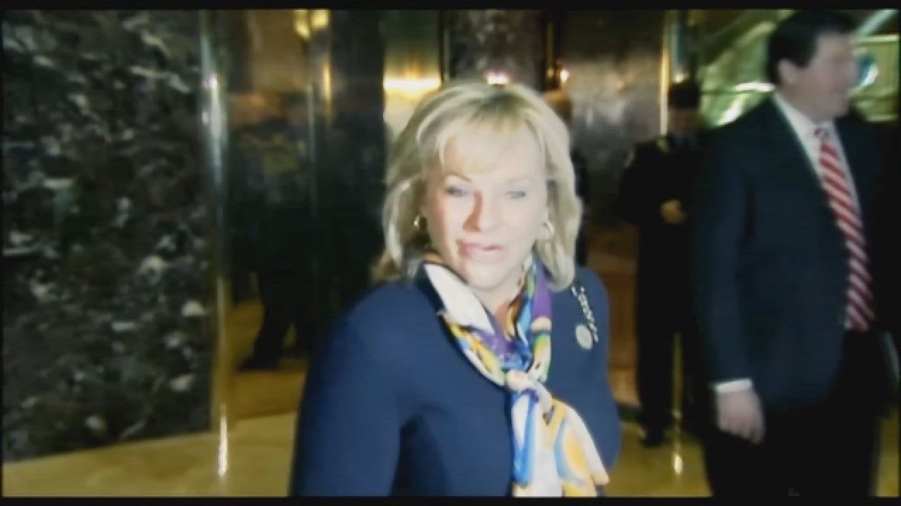 WEB EXTRA: Gov. Mary Fallin Speaks After Meeting With Trump