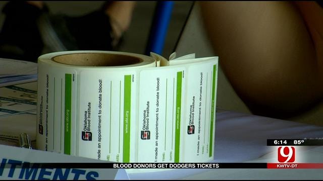 Oklahomans Donate At All-American Blood Drive
