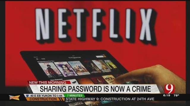 Sharing Netflix Password Could Be Illegal