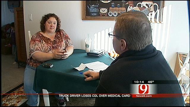 OKC Truck Driver Upset After State Took Away Her CDL