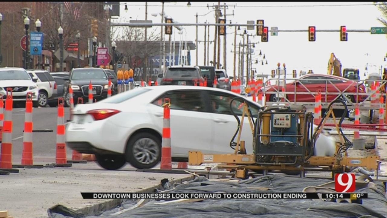 Downtown Businesses Look Forward To Streetcar Construction Ending
