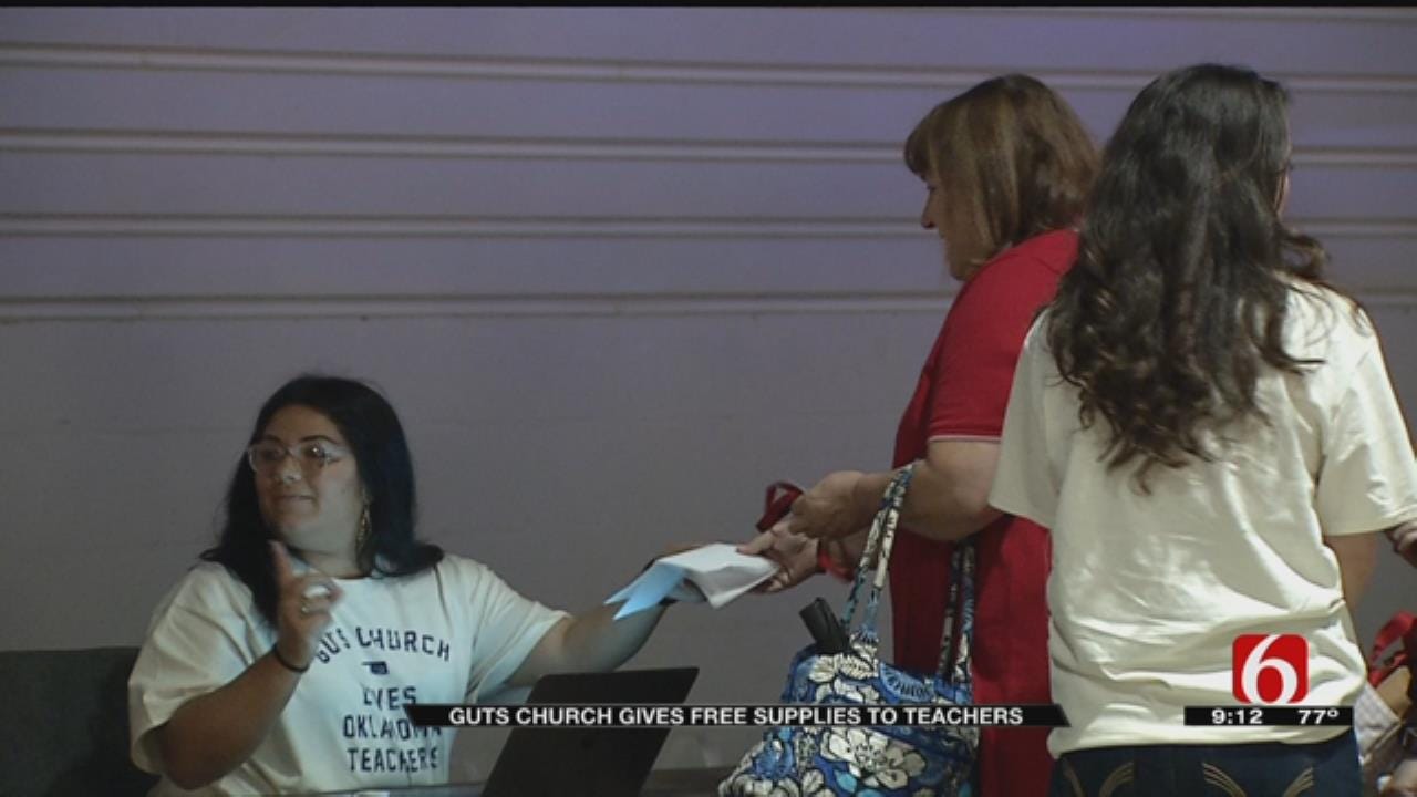 Guts Church Donates School Supplies To Oklahoma Teachers