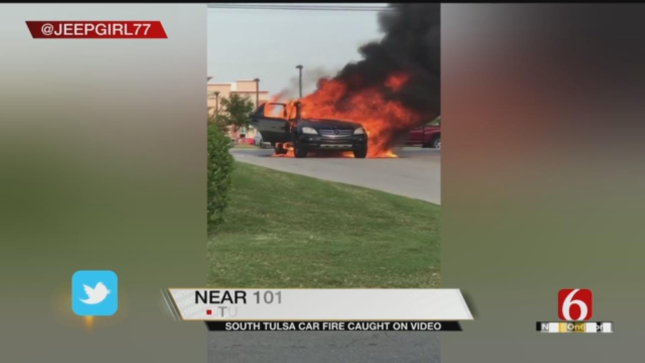 Tulsa Car Fire