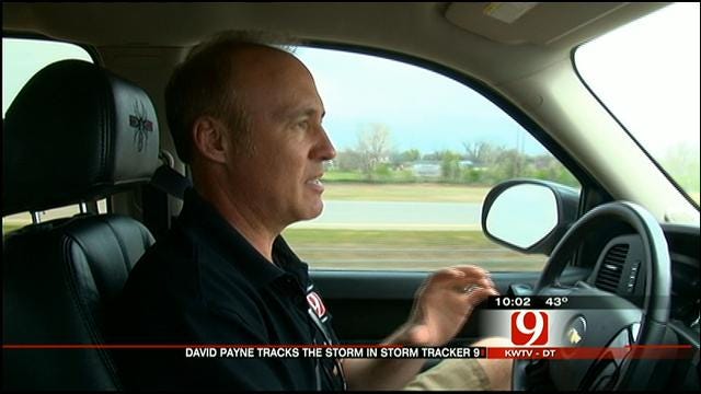 Meteorologist David Payne Tracks Storms In Storm Tracker 9