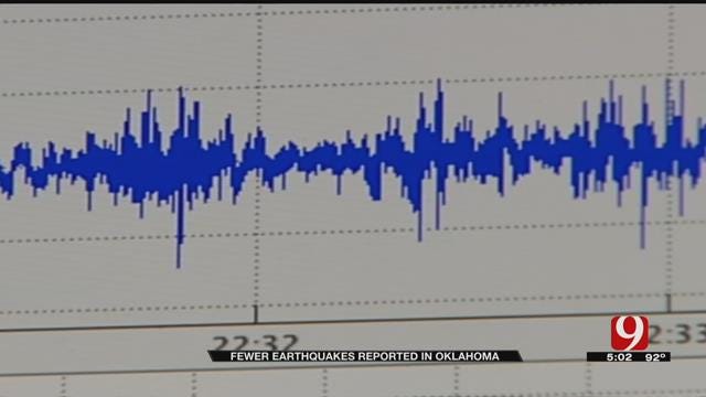 OGS: Number, Strength Of Earthquakes Are Down