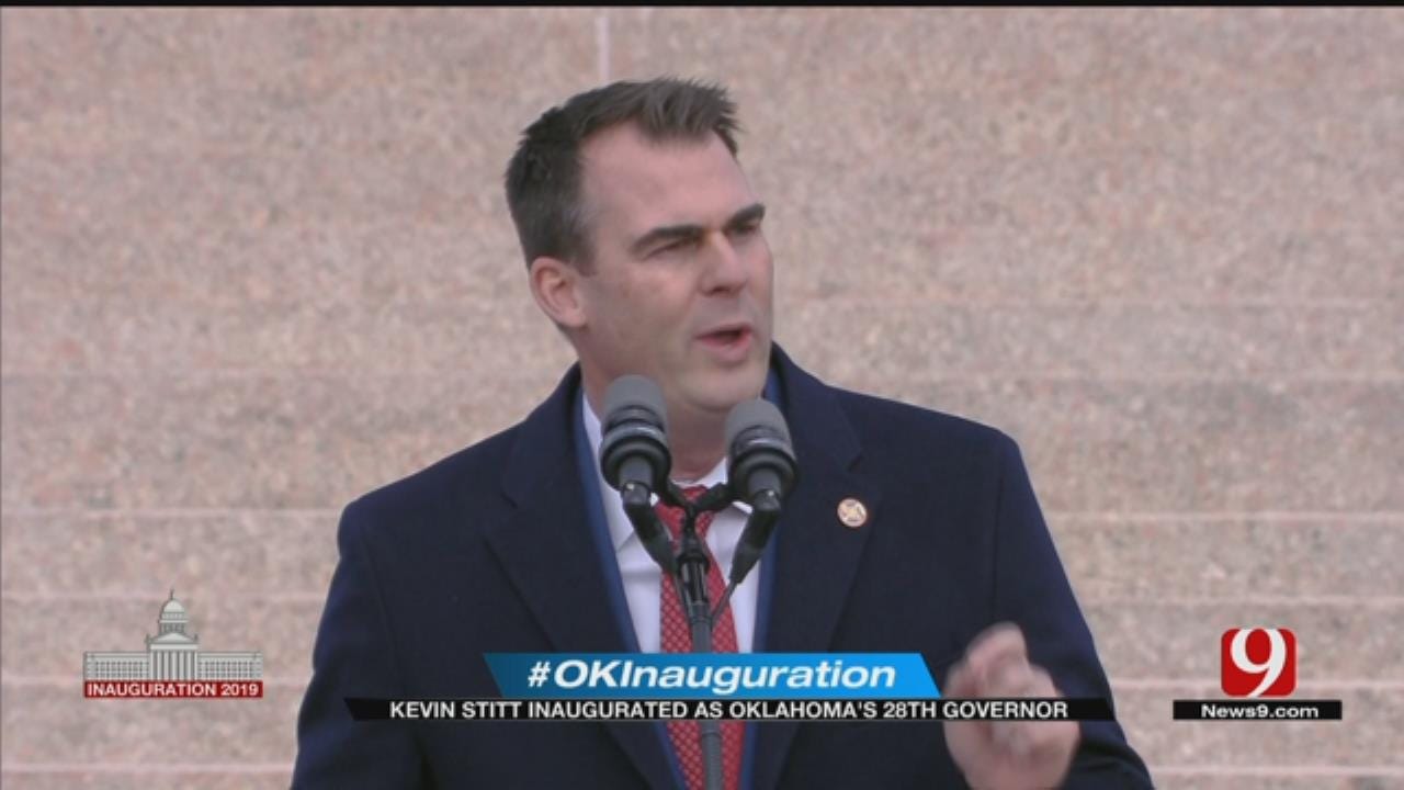 Governor Stitt Addresses Oklahoma Education During Inauguration Speech