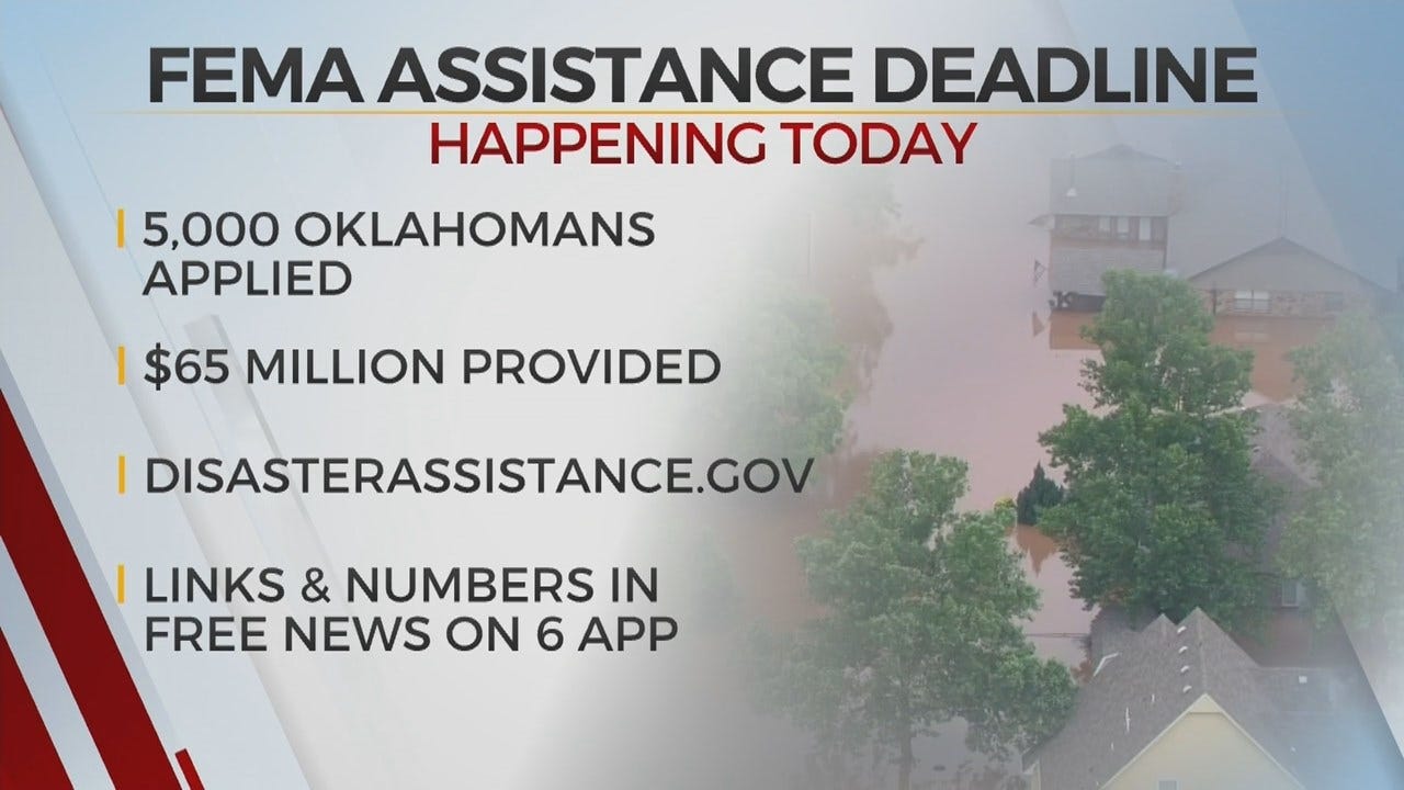 Wednesday Is The Deadline For FEMA Assistance Following Historic Flooding