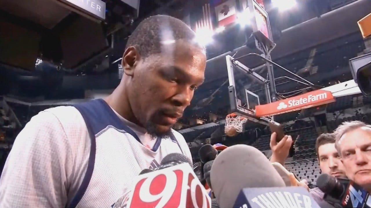 Kevin Durant Previews Thunder-Spurs Game 5