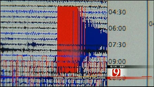 Series Of Earthquakes Rattles Central Oklahoma On Tuesday
