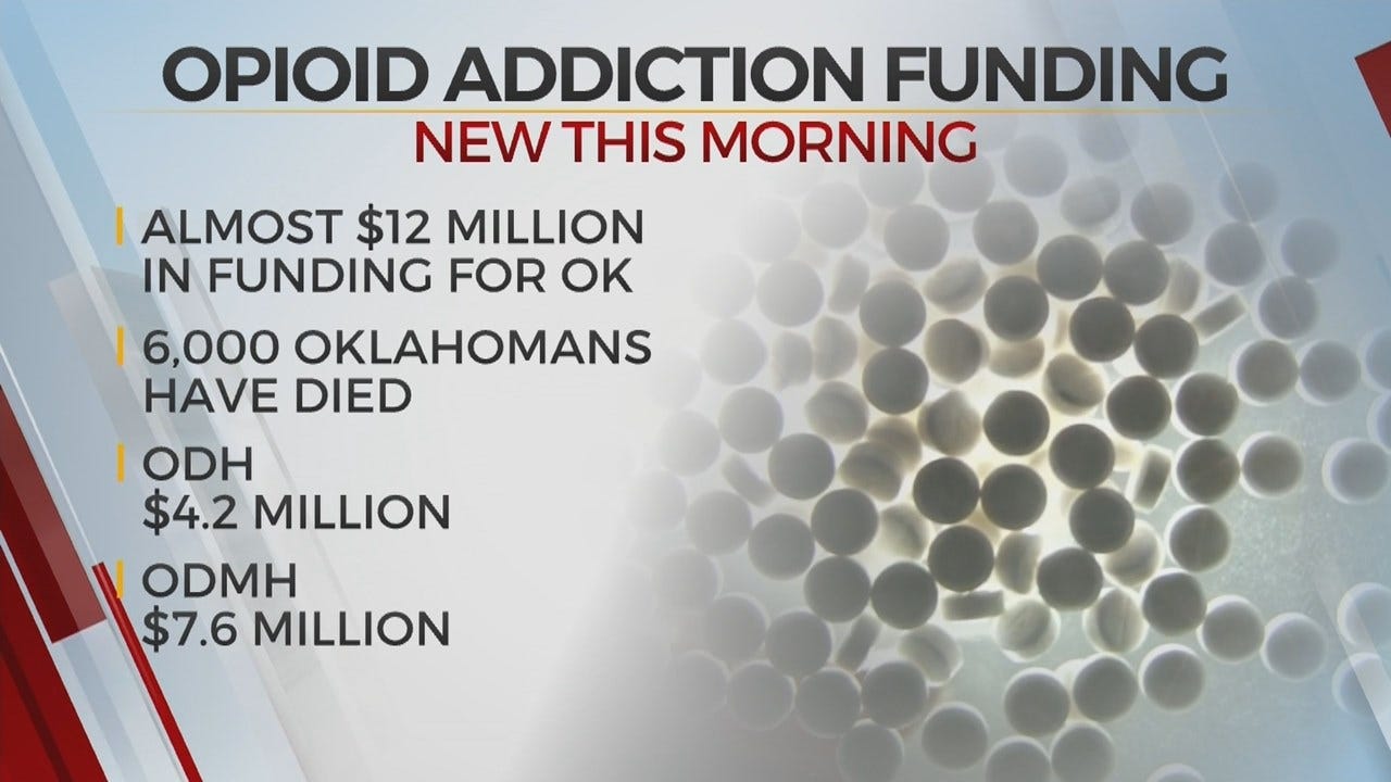 Nearly $12 Million Allocated To Help Oklahomans Facing Opioid Addiction