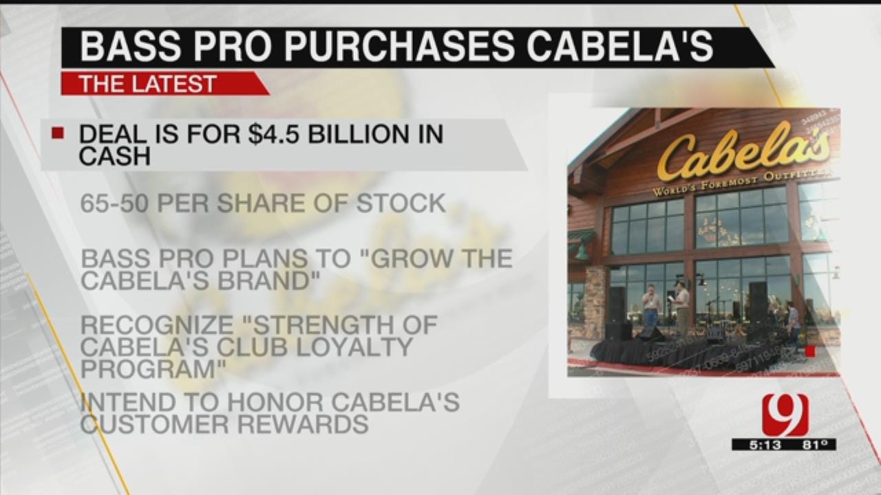 Bass Pro Shops To Buy Cabela's In $5.5 Billion Deal