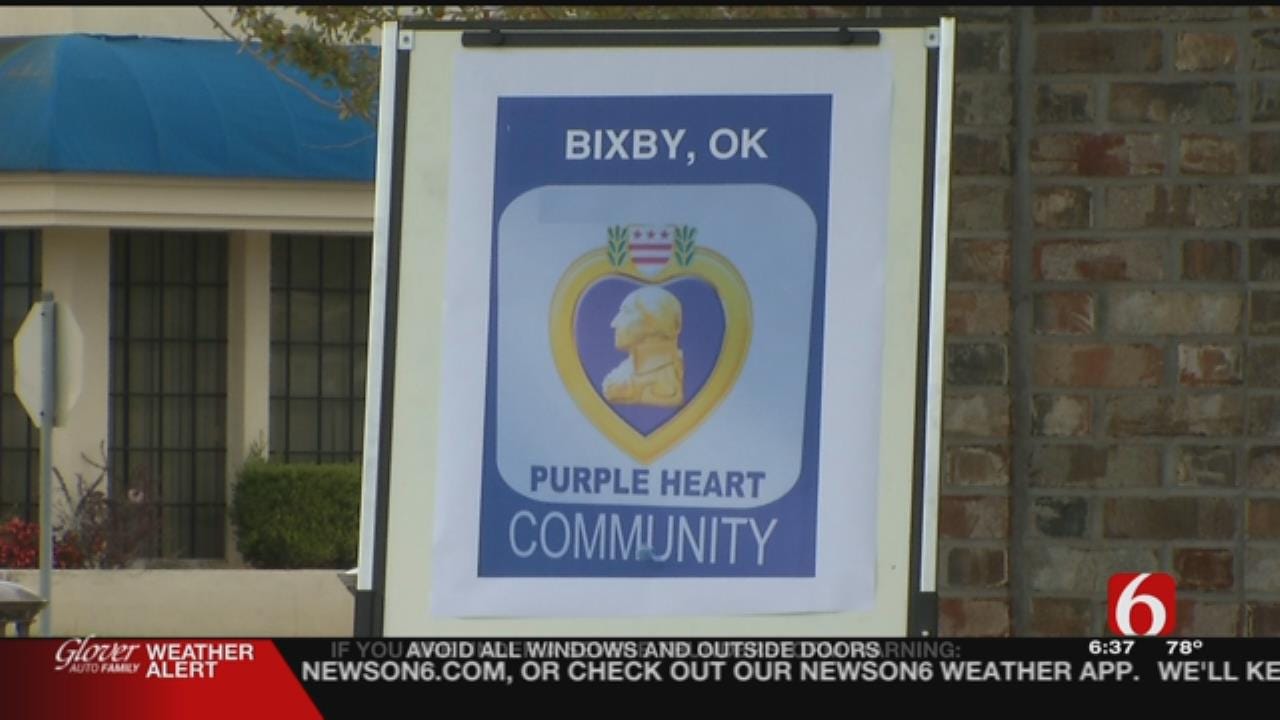 Bixby To Be Named Purple Heart City
