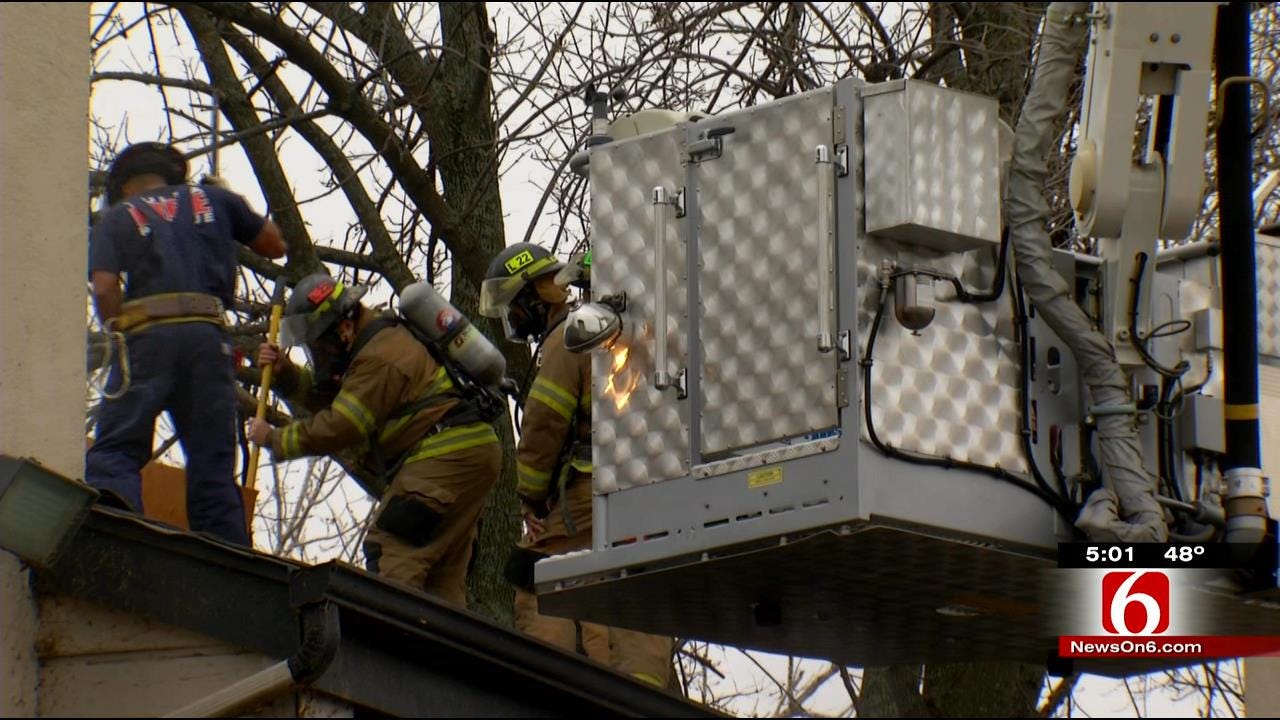 Doomed Tulsa Apartment Complex Provides Training For Firefighters